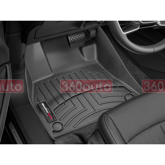 3D коврики для Audi e-tron 2019- черные передние WeatherTech 4415621
