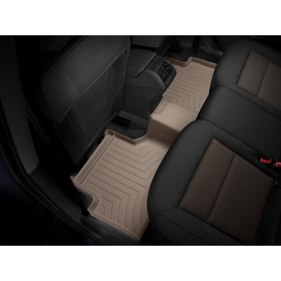 3D килимки для Audi Q3 2011-2018 бежеві задні WeatherTech 454362