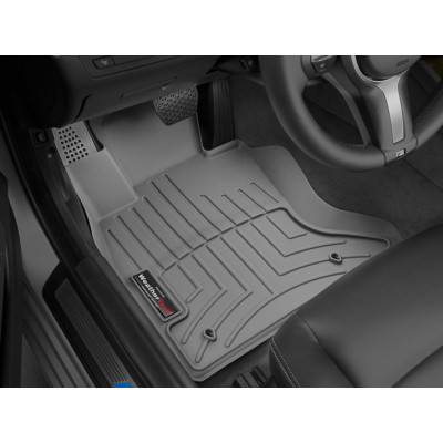 3D килимки для BMW 5 F10 2010-2016 X-drive сірі передні WeatherTech 463301