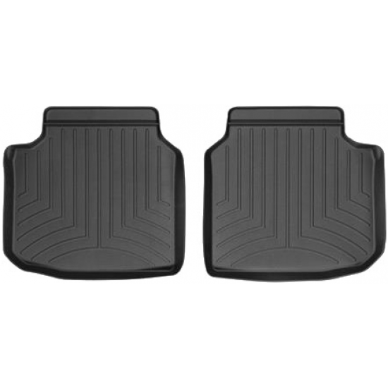 3D килимки для BMW 7 F02 2012-2015 Long чорні задні WeatherTech 442425
