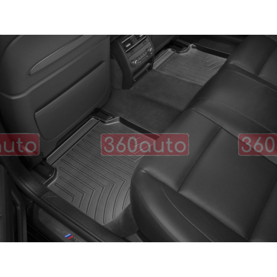 3D килимки для BMW 7 F02 2012-2015 Long чорні задні WeatherTech 442425