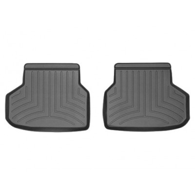 3D килимки для BMW 7 F01 2012-2015 чорні задні WeatherTech 442424