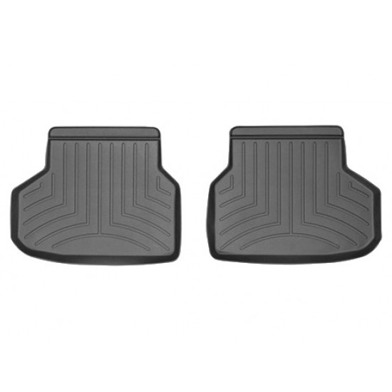 3D килимки для BMW 7 F01 2012-2015 чорні задні WeatherTech 442424