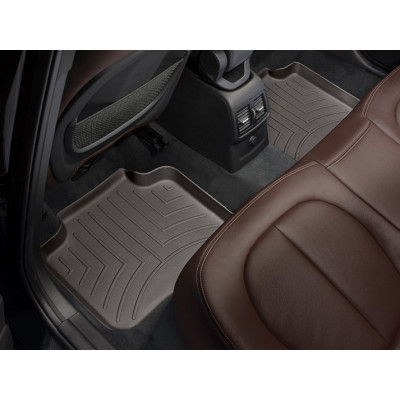 3D килимки для BMW X1 F48, X2 F39 2015- какао задні WeatherTech 477482