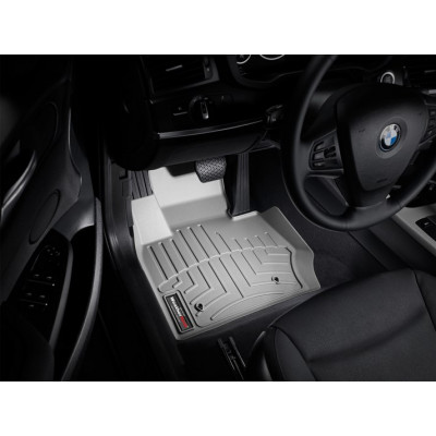 3D килимки для BMW X3 F25, X4 F26 2010- сірі передні WeatherTech 463311