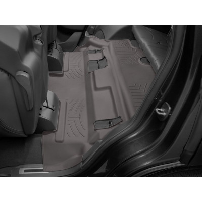 3D килимки для Cadillac Escalade, Chevrolet Tahoe, GMC Yukon 2015- какао 3 ряд Bench seating WeatherTech 476075