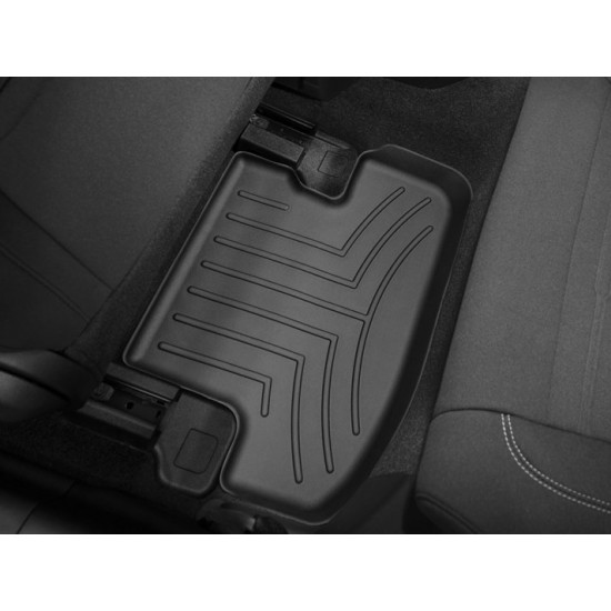 3D килимки для Ford Mustang 2015- чорні задні WeatherTech 446992