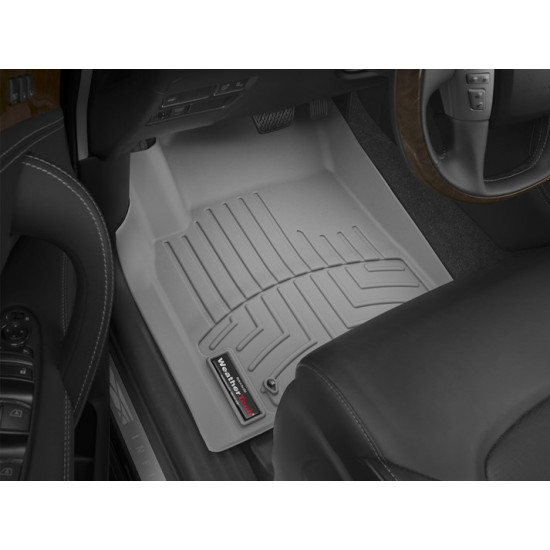 3D килимки для Infiniti QX56, QX80 2010-, Nissan Armada 2017- сірі передні WeatherTech 463361