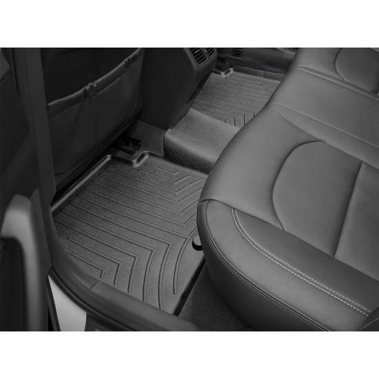 3D килимки для Kia Optima, Hyundai Sonata 2015-2019 чорні задні WeatherTech 446662