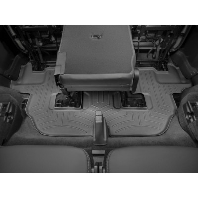 3D килимки для Land Rover Discovery 2009-2016 чорні 3 ряд WeatherTech 443624