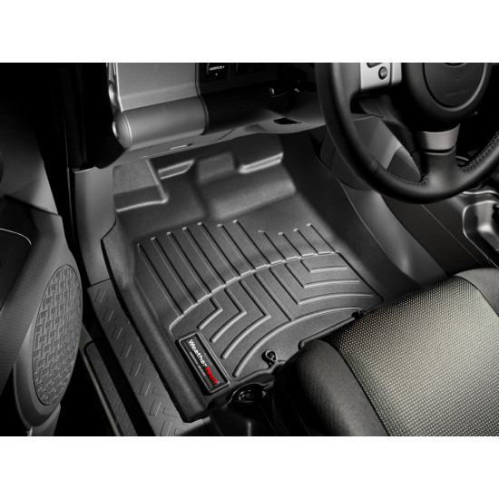 3D килимки для Toyota FJ Cruiser 2012-2014 чорні передні механіка WeatherTech 447871