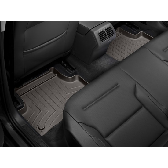 3D килимки для Audi A3, Seat Leon, Volkswagen Golf VII 2012- какао задні WeatherTech 474962