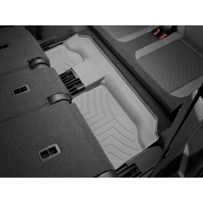 3D килимки для Volkswagen Tiguan 2017- Allspace, Seat Tarraco 2018- сірі 3 ряд WeatherTech 469894