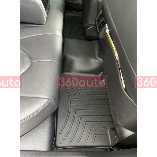3D килимки для Toyota Camry XV70 2017- Hybrid чорні задні WeatherTech 4412303