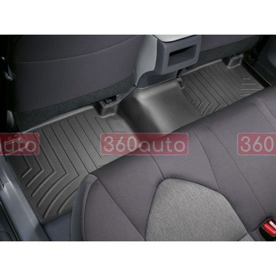 3D коврики для Toyota Camry XV70 2017- Hybrid черные задние WeatherTech 4412303