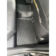 3D коврики для Toyota Camry XV70 2017- Hybrid черные задние WeatherTech 4412303
