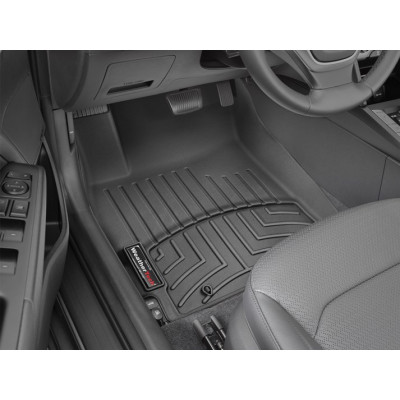 3D килимки для Hyundai Elantra 2016- чорні передні WeatherTech 449251