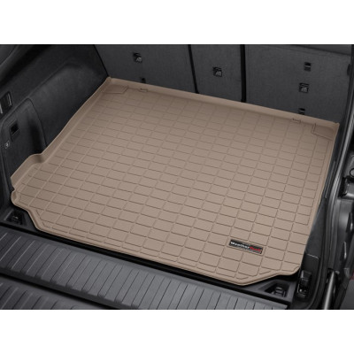Коврик в багажник для BMW X5 G05 2018- бежевые без карго систем, без сетки WeatherTech 411237
