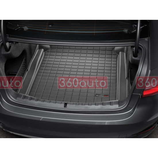 Коврик в багажник для BMW 3 G20, 4 G22 2019- без запаски черный WeatherTech 401261