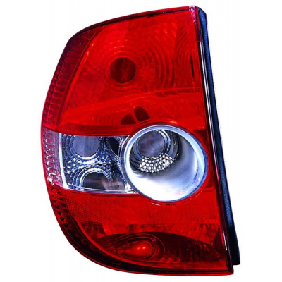Ліхтар задній лівий на VW Fox Хетчбек 2005-2011(колір повороту білий, колір скла червоний) Depo 441-1979L-LD-UE