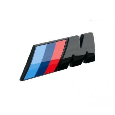 Автологотип шильдик эмблема надпись BMW M 55мм Performance Black