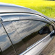 Дефлектори вікон для Mazda 6 2014-2017 з хром молдингом WELLvisors 3-847MZ009
