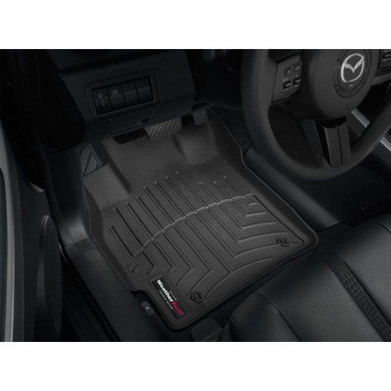 3D килимки для Mazda CX-7 2006-2012 чорні передні WeatherTech 441221