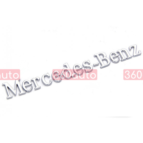 Автологотип шильдик эмблема надпись Mercedes хром Emblems 153778