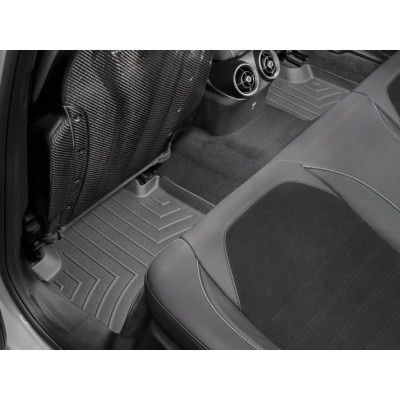 3D килимки для Alfa Romeo Giulia 2016- чорні задні WeatherTech 4410462