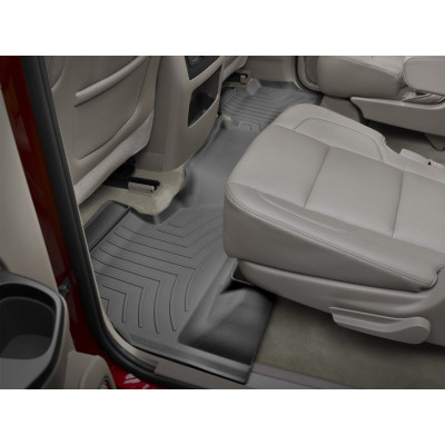 3D килимки для Peugeot 3008, Opel Grandland X 2016- чорні задні WeatherTech 4412543