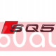 Автологотип шильдик эмблема надпись Audi SQ5 Tuning Exclusive Black Edition на крышку багажника