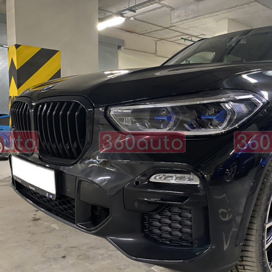 Решітка радіатора на BMW X5 G05 2018- чорний глянець BMW-G05195