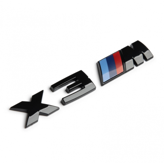 Автологотип шильдик емблема напис BMW X3M Black Shadow Edition