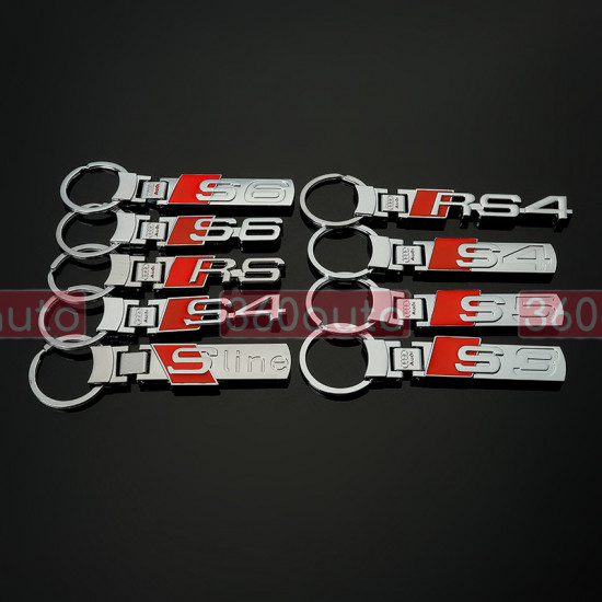 Автомобильный брелок на ключи Audi RS4 Vip Collection метал BrelOK 154271