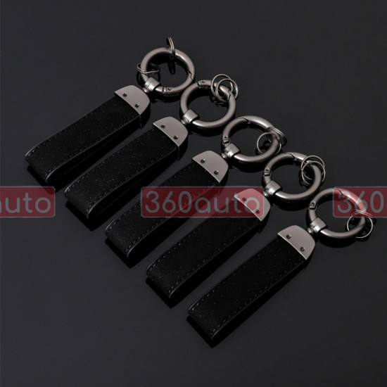 Автомобильный брелок на ключи Audi S-Line кожаный ремешок BrelOK 163580