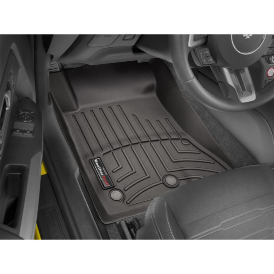 3D килимки для Ford Mustang 2014- какао передні WeatherTech 476991