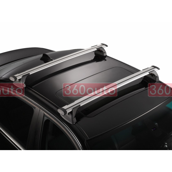 Багажник на гладкую крышу Yakima Thru для Volkswagen Polo (mkV)(3-дв.) 2009-2017 (YK S16-K1016)