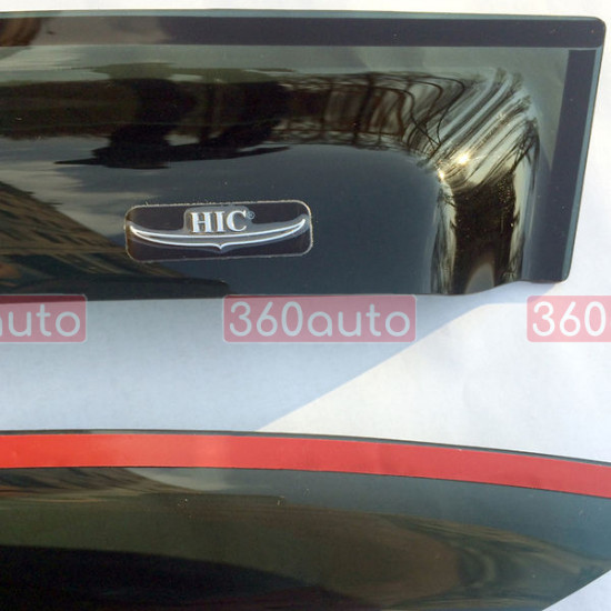 Дефлектори вікон Audi Q3 2011- на скотчі Hic AU11