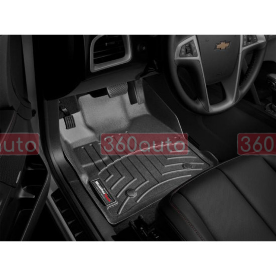 3D коврики для Chevrolet Equinox, GMC Terrain 2009-2017 черные передние WeatherTech 443461