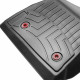 3D килимки для Nissan Leaf 2018- чорні передні кліпсы WeatherTech 4415661
