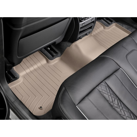 3D килимки для BMW 6 G32 2018- Gran Turismo бежеві задні WeatherTech 4513032