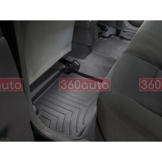 3D килимки для Toyota Corolla 2003-2008 USA чорні задні WeatherTech 441092