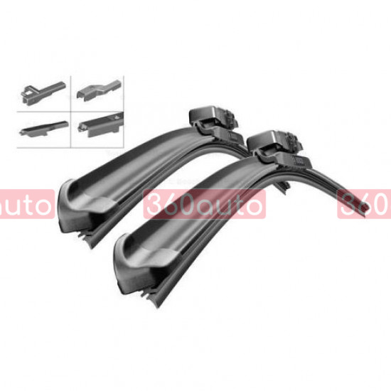 Передние дворники для BMW X4 F26 2014- | Щетки стеклоочистителя бескаркасные Bosch AeroTwin AM 467 S 650/475 мм