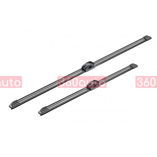 Передні двірники для BMW 7 F01, F02, F03, F04 2008-2015 | Щітки склоочисника безкаркасні Bosch AeroTwin A 523 S 650/450 мм