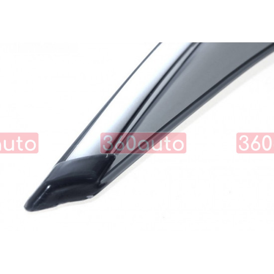 Дефлектори вікон для Toyota Camry XV50 2012-2014 з хром молдингом WELLvisors 3-847TY010