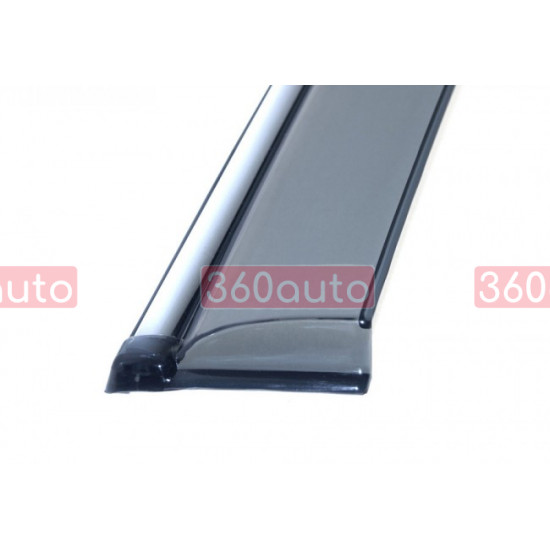 Дефлектори вікон для Toyota Camry XV50 2012-2014 з хром молдингом WELLvisors 3-847TY010