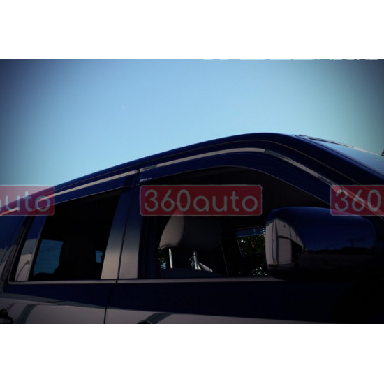 Дефлектори вікон для Honda Pilot 2009-2015 Premium Series WELLvisors 3-847HD024