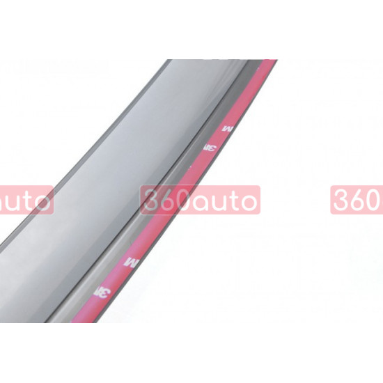 Дефлектори вікон для Infiniti FX 2008-, QX70 2013- з хром молдингом WELLvisors 3-847IN003