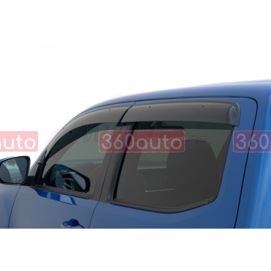 Дефлектори вікон для Toyota Tacoma 2016- Double Cab Premium Series WELLvisors 3-847TY047