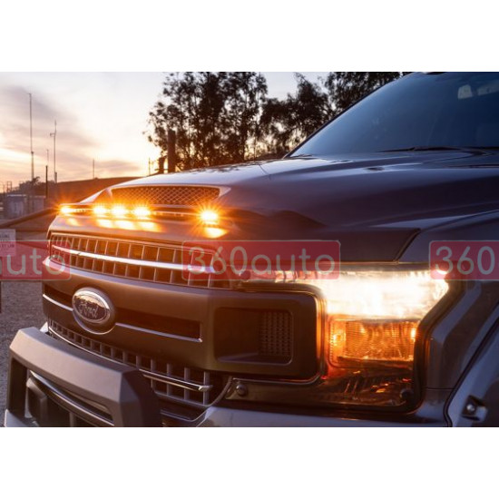Дефлектор капоту на Dodge Ram 2019- Aeroskin LightShield AVS 753163